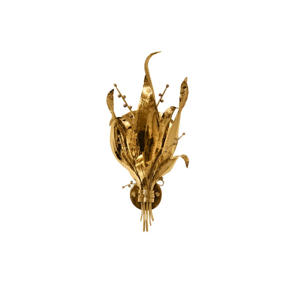 botanica sconce nature inspired lighting high end in stock home decor