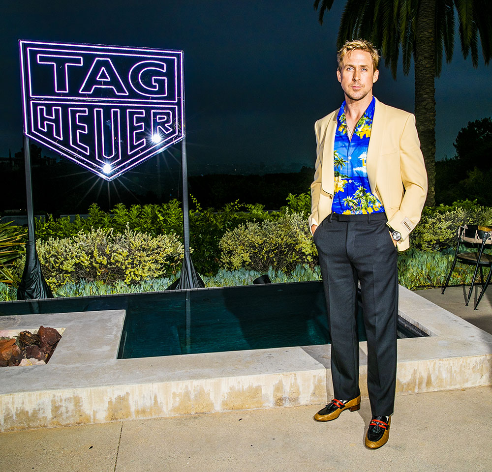 Ryan Gosling Wore Gucci To 'The Gray Man' x Tag Heuer x Netflix Dinner Party 