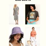 Collage of four photos with text -- summer style dos and don'ts.