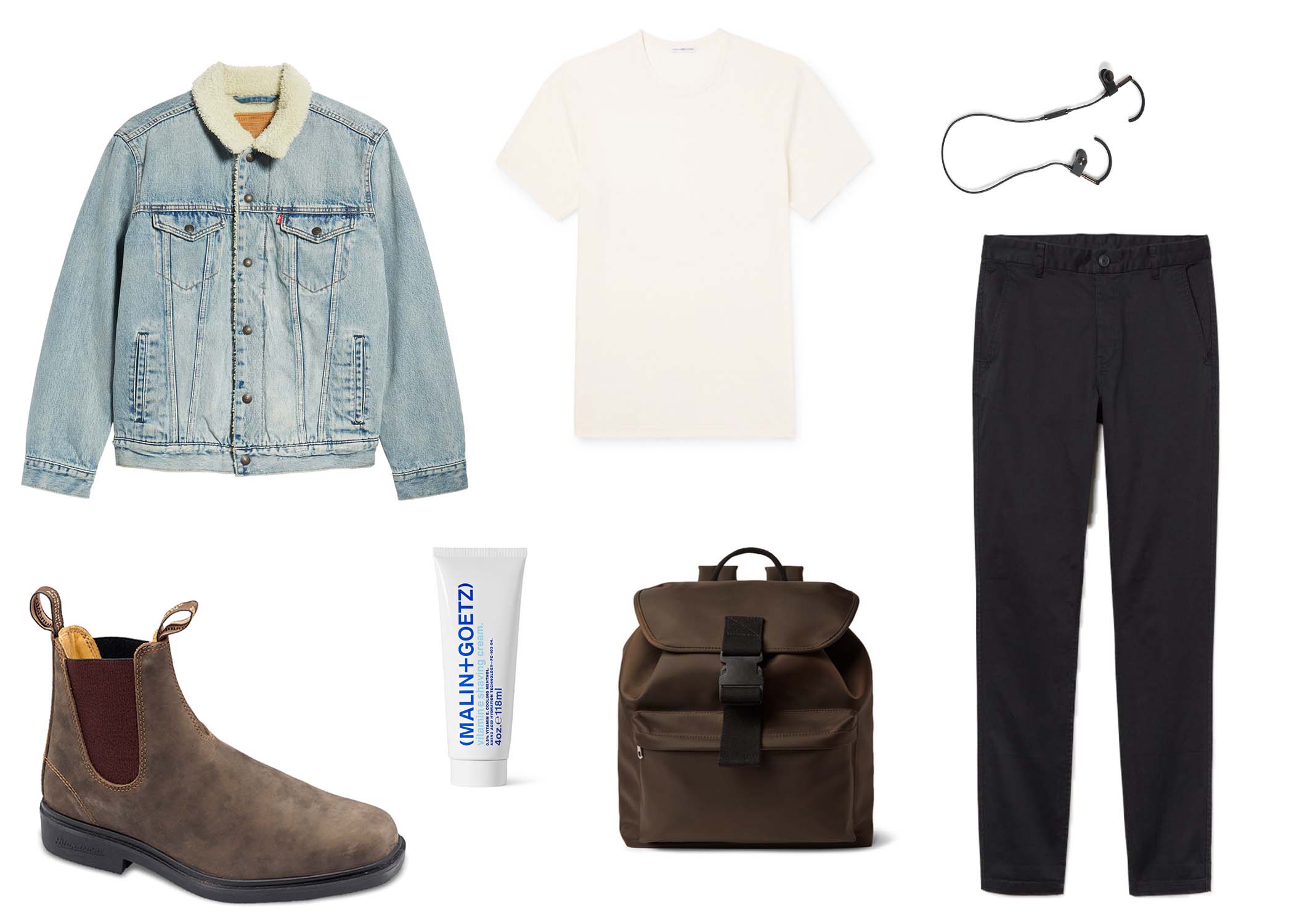 men's outfit with chelsea boots