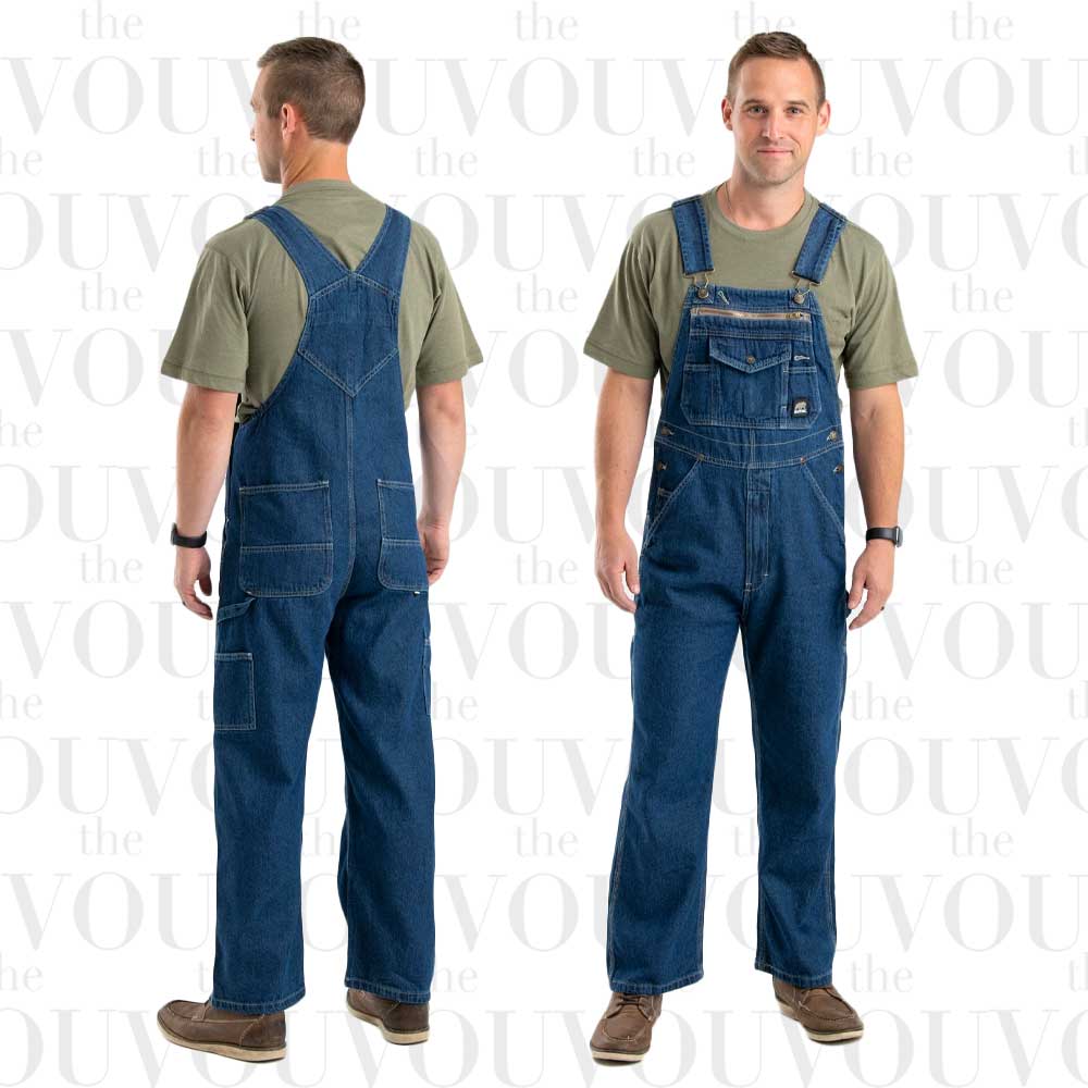 Berne Heritage Unlined Washed Denim Bib Overall