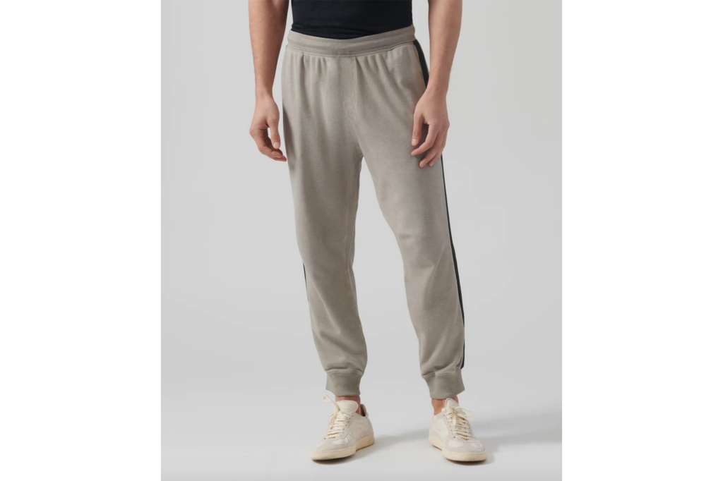 A pair of gray men's joggers 