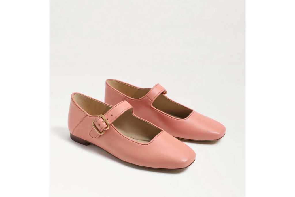 Pink mary janes