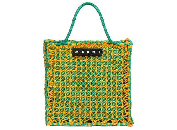 Green basket bag 