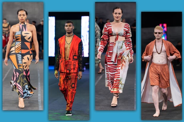 Models at Fiji Fashion Week