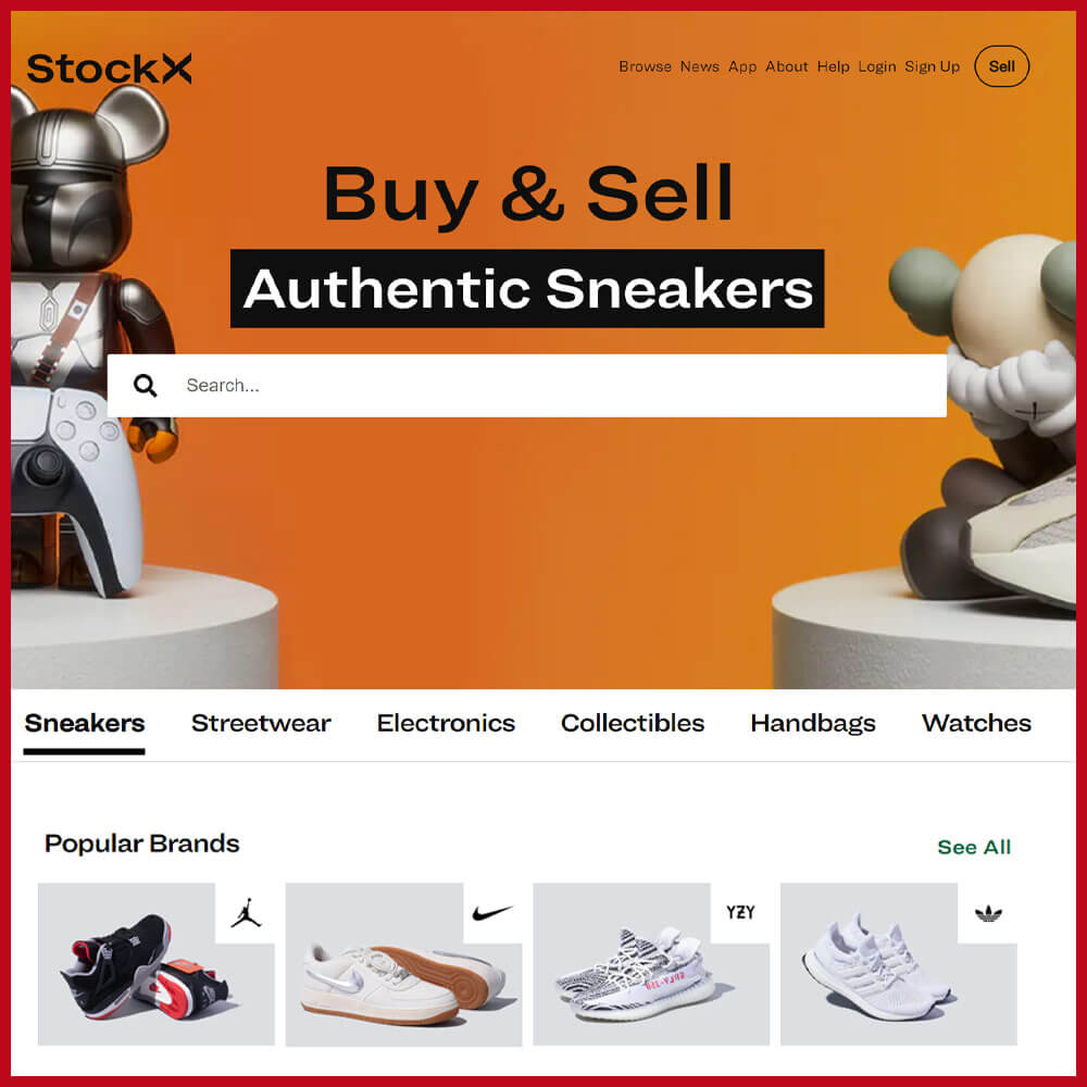 STOCKX best sneaker websites