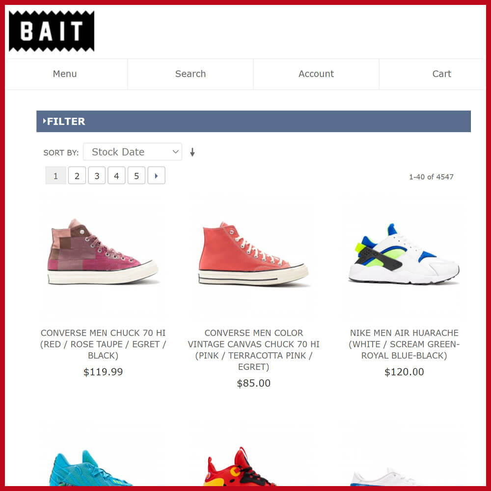 Bait best sneaker online store