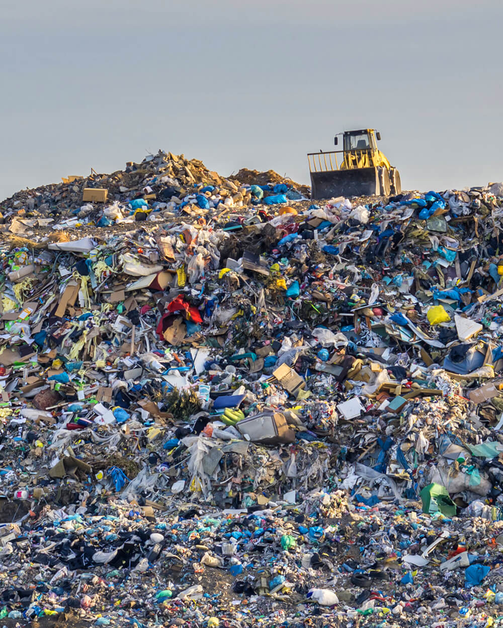 fast fashion textile waste in landfill