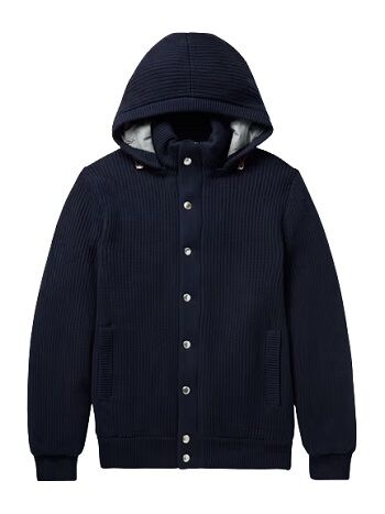 Brunello Cucinelli Hooded Down Cardigan