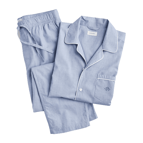 J. Crew Cotton Poplin Pajama Set