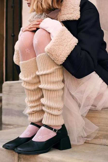 Knitido+ Delaney Ribbed Leg Warmers Free People