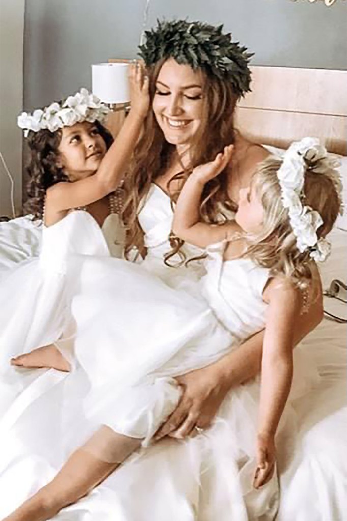Courtney Soberal paid for her own wedding dress as well as the dresses for her bridesmaids and flower girls from the money made from Poshmark.