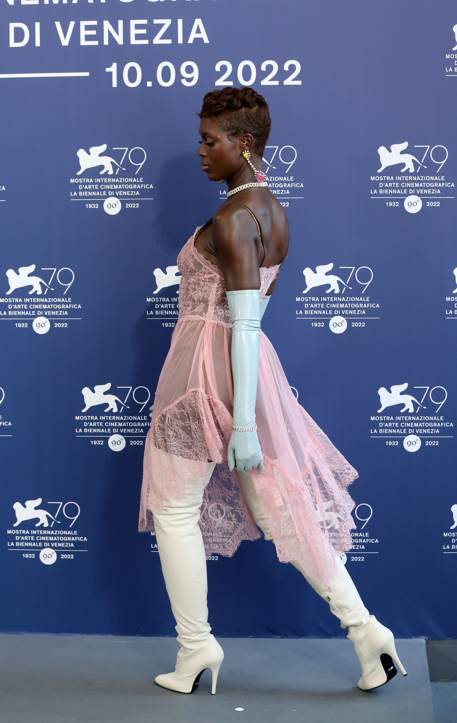 Jodie TurnerSmith Wore Literal Lingerie to the Venice Film Festival