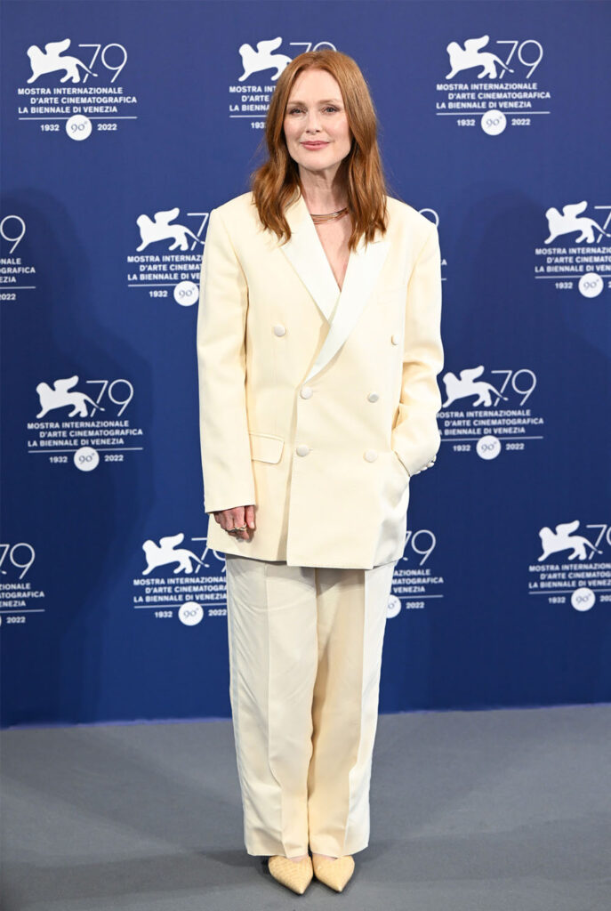 Julianne Moore Wore Celine To The Venice Film Festival Jury Photocall 