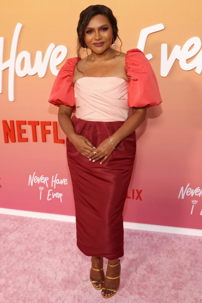 Mindy Kaling Wore Bibhu Mohapatra To The 'Never Have I Ever' LA Premiere