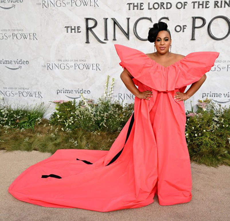 Sophia Nomvete The Lord Of The Rings: The Rings Of Power' London Premiere