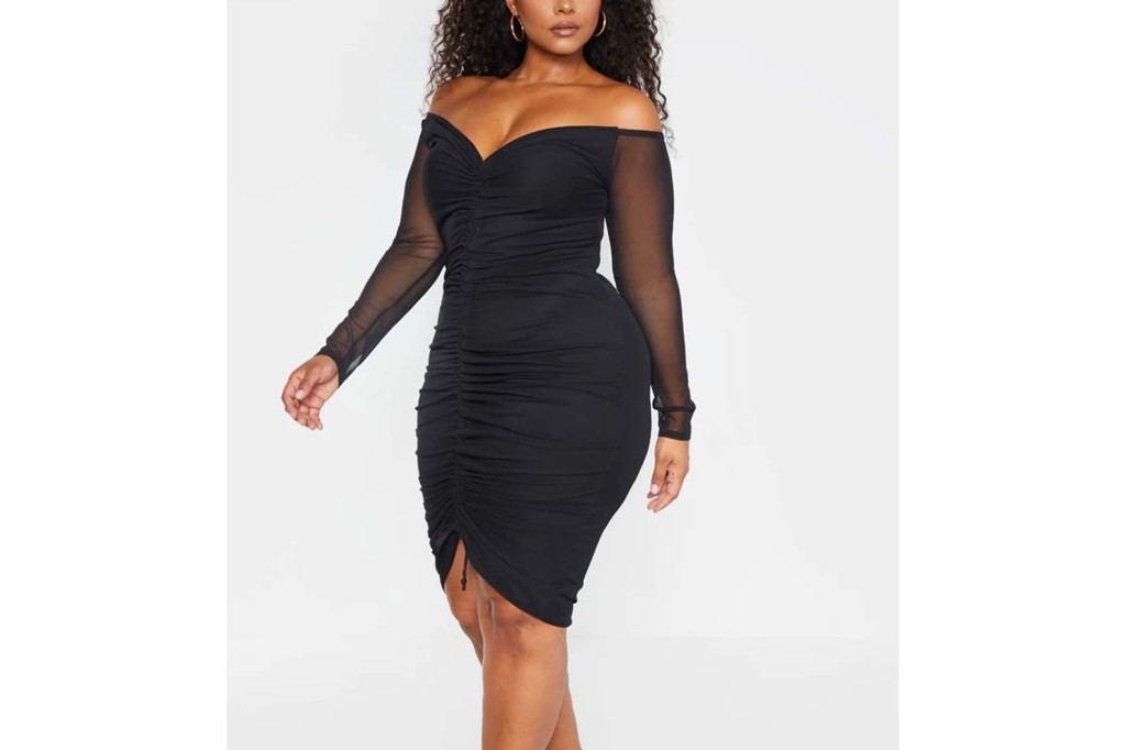 Plus size little black dress