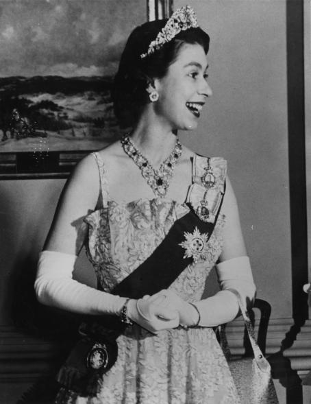 Before she was queen, Princess Elizabeth attended a 1951 state banquet at Rideau Hall, Ottawa, wearing a Cartier tiara. The crown was a gift from the Nizam of Hyderabad, an Indian Prince. The future queen, however, picked out the tiara herself.