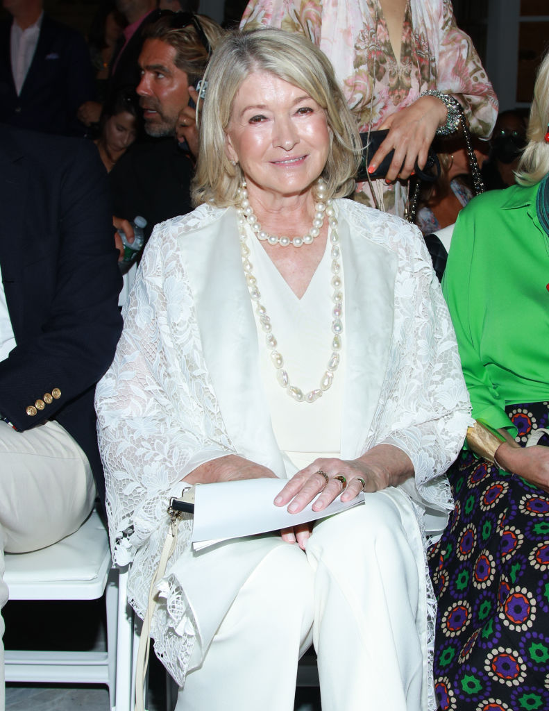 NEW YORK, NEW YORK - SEPTEMBER 12: Martha Stewart attends the Dennis Basso fashion show during September 2022 - New York Fashion Week: The Shows at The Pierre Hotel on September 12, 2022 in New York City. (Photo by Steven Simione/Getty Images for NYFW: The Shows )