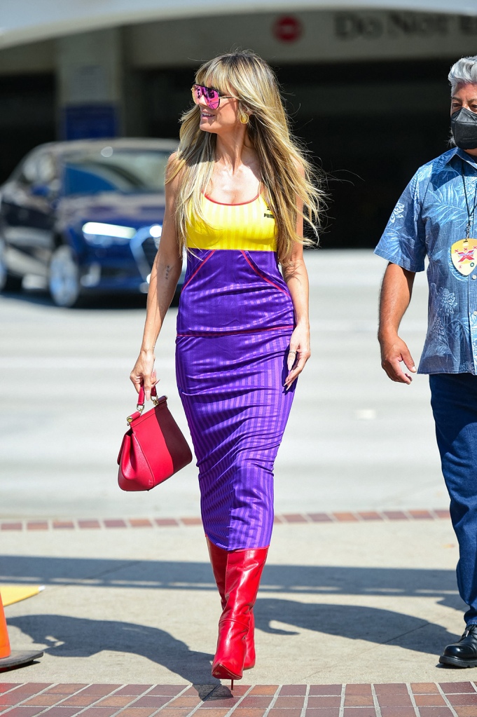 Heidi Klum is seen in Pasadena, California. 13 Sep 2022.