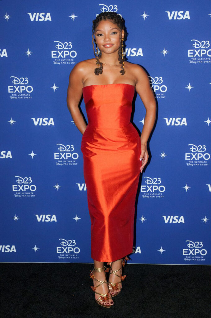 Halle Bailey in Rasario - 2022 D23 Expo