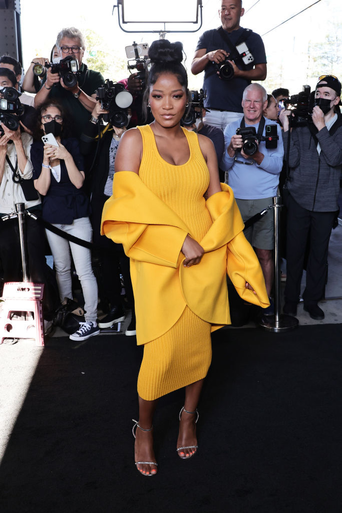 Keke Palmer attends the Michael Kors Collection Spring/Summer 2023 Runway Show on September 14, 2022, in New York City.