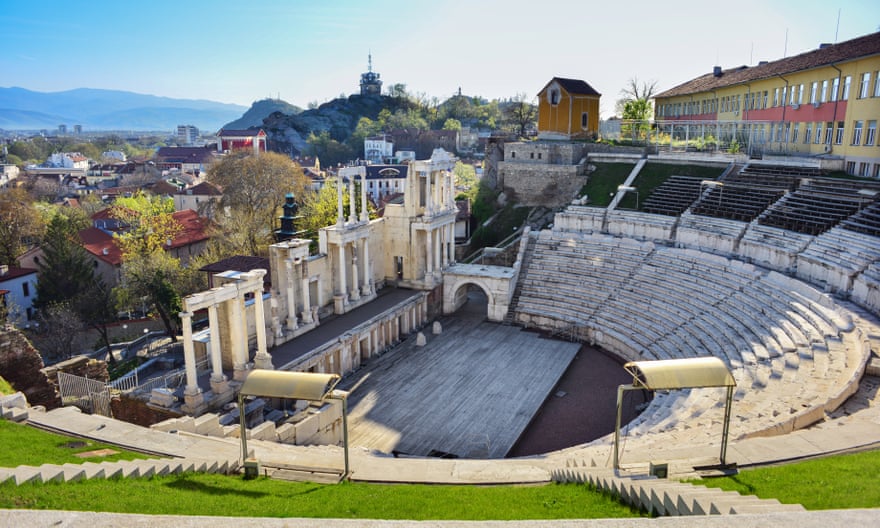 Plovdiv’s Roman amphitheatre.