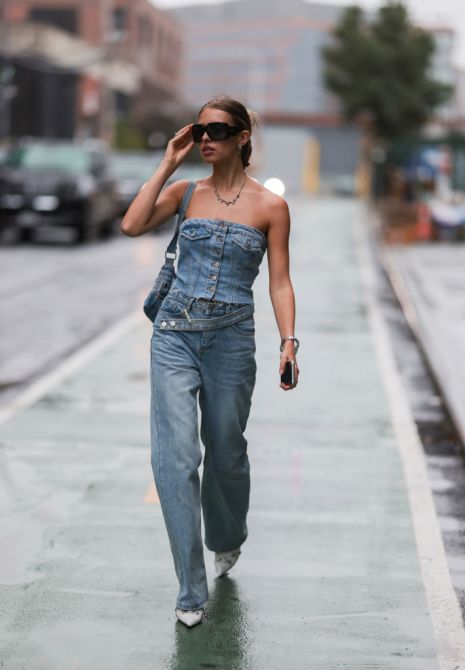 Baggy Jeans NYFW Street Style