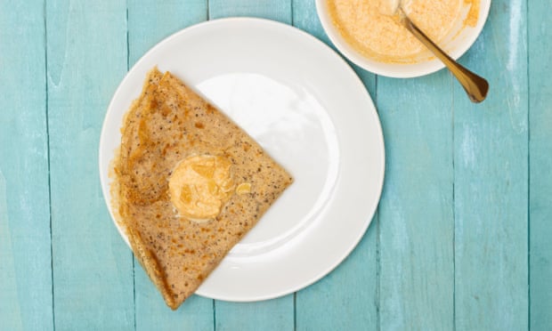 Pancakes: just one of the ways Harriet Birrell uses her nutritional yeast for umami balance