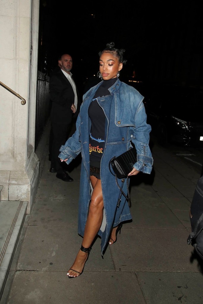 Lori Harvey, Burberry After-Party, Sandals