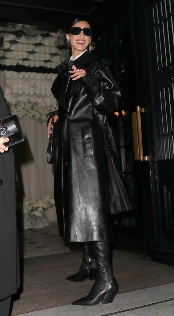 Bella Hadid, Knee High Boots, Burberry After Party 