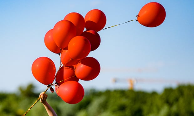 Red balloons