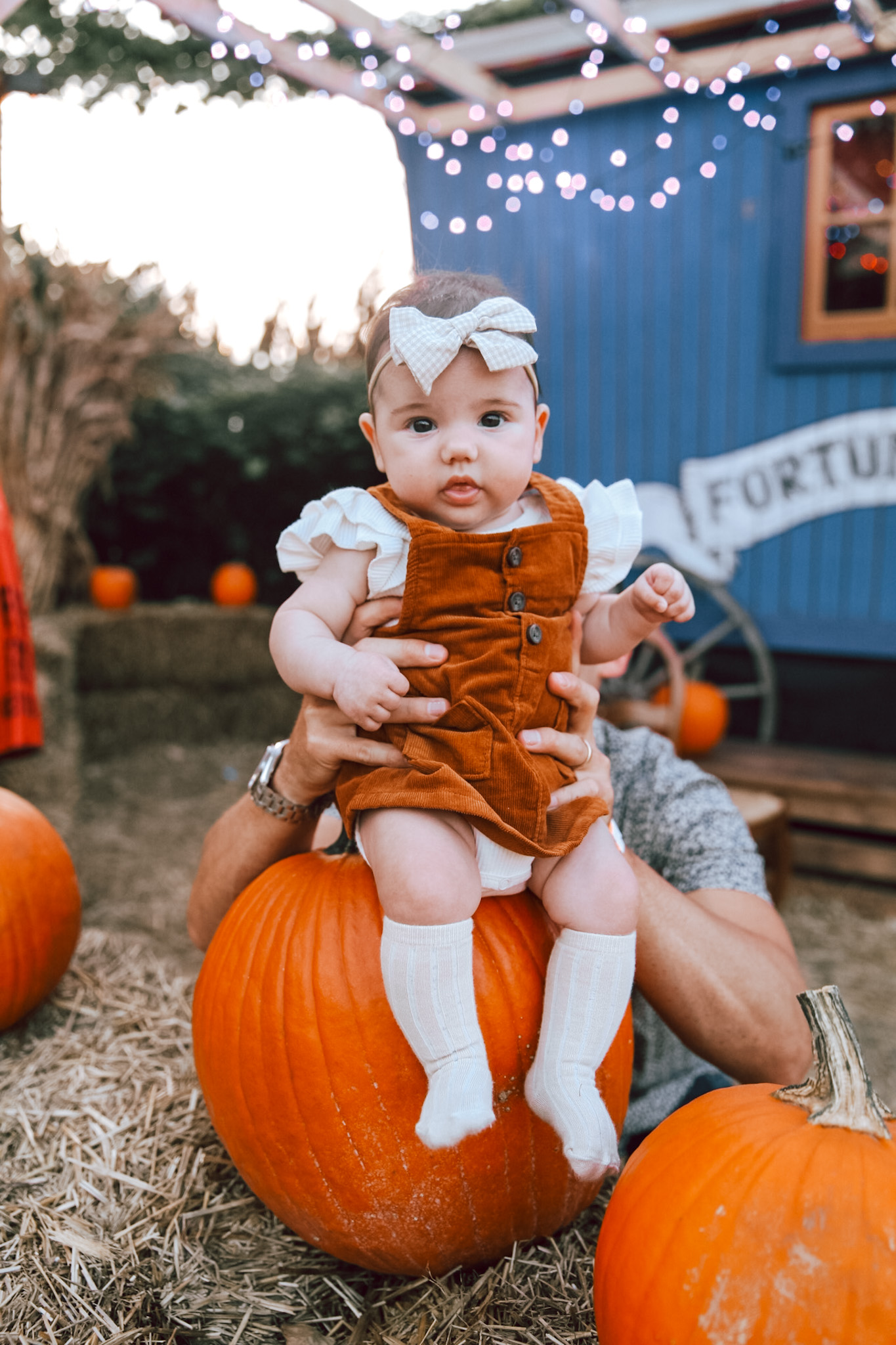 Pumpkin Patch Baby Photos
