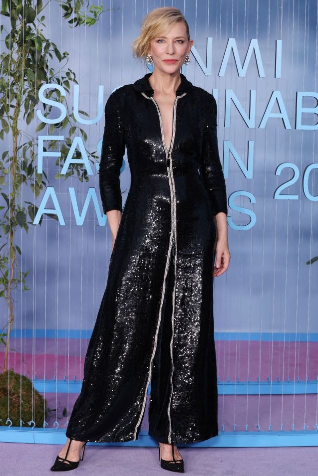 Cate Blanchett Wore Giorgio Armani To The CNMI Sustainable Fashion Awards 2022