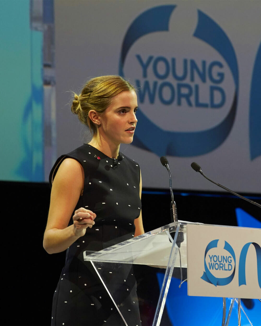 Emma Watson activism at Young World
