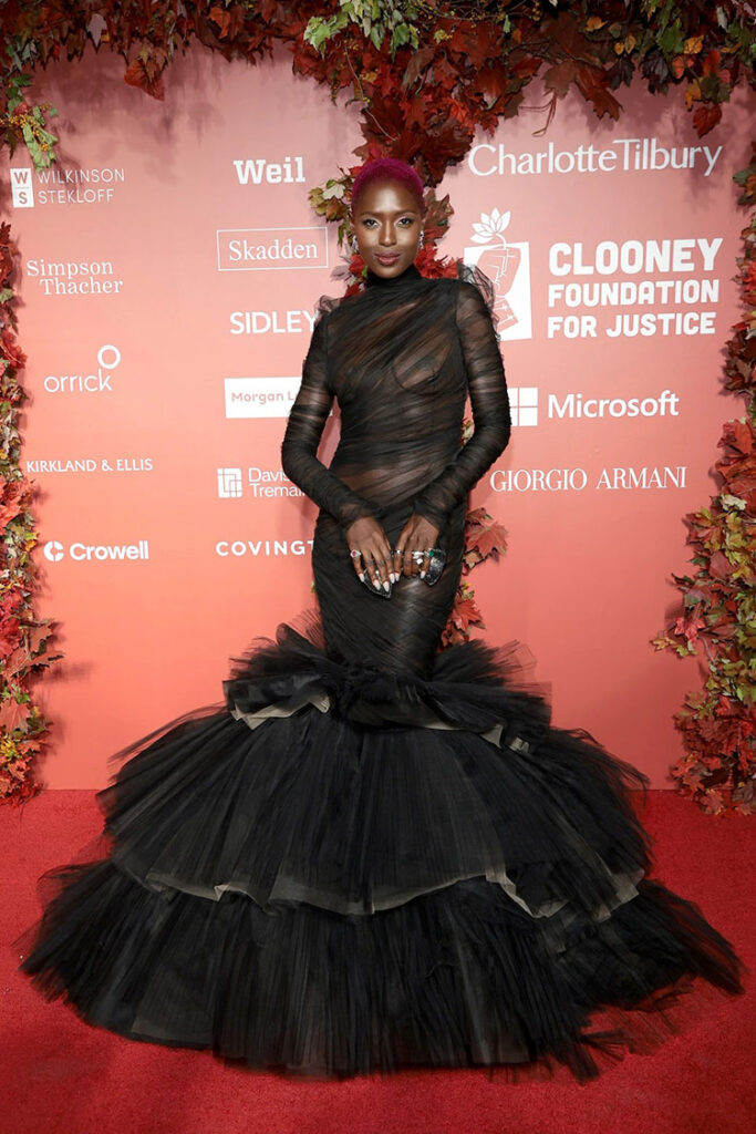 Jodie Turner-Smith Wore Christian Siriano To The Clooney Foundation For Justice Inaugural Albie Awards