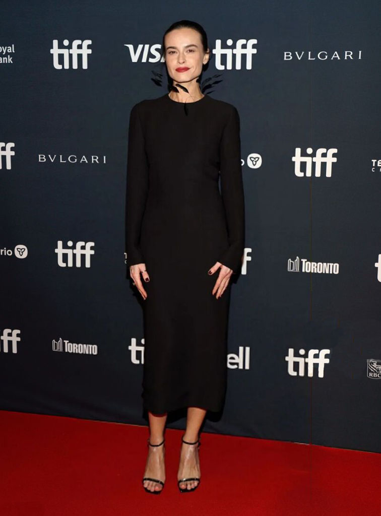 Kasia Smutniak Wore Prada To 'The Hummingbird' Toronto Film Festival Premiere