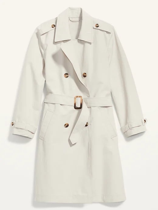 Old Navy Water-Resistant Tie-Belt Trench Coat