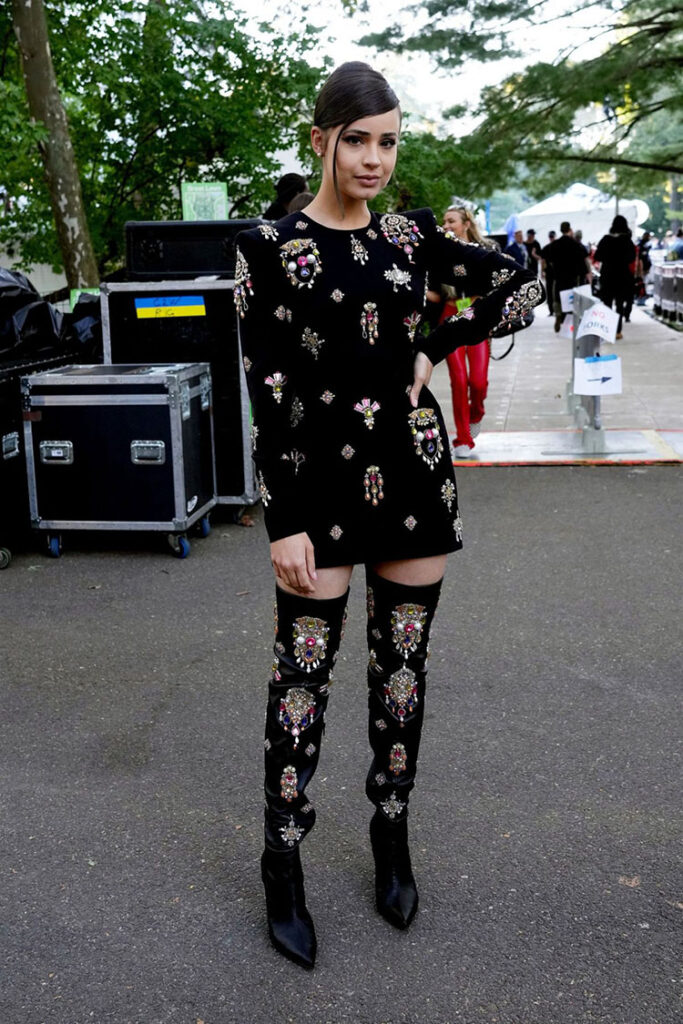 Sofia Carson Wore Zuhair Murad To The Global Citizen Festival 