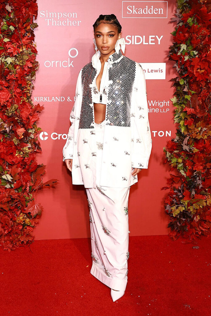 Lori Harvey Burberry
Clooney Foundation For Justice Inaugural Albie Awards 