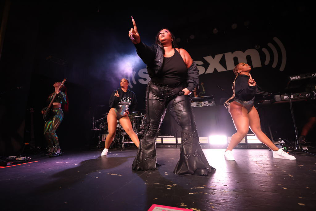 Lizzo Performs Live At Saint Andrew's Hall For SiriusXM's Small Stage Series Presented By American Express on October 05, 2022 in Detroit, Michigan.