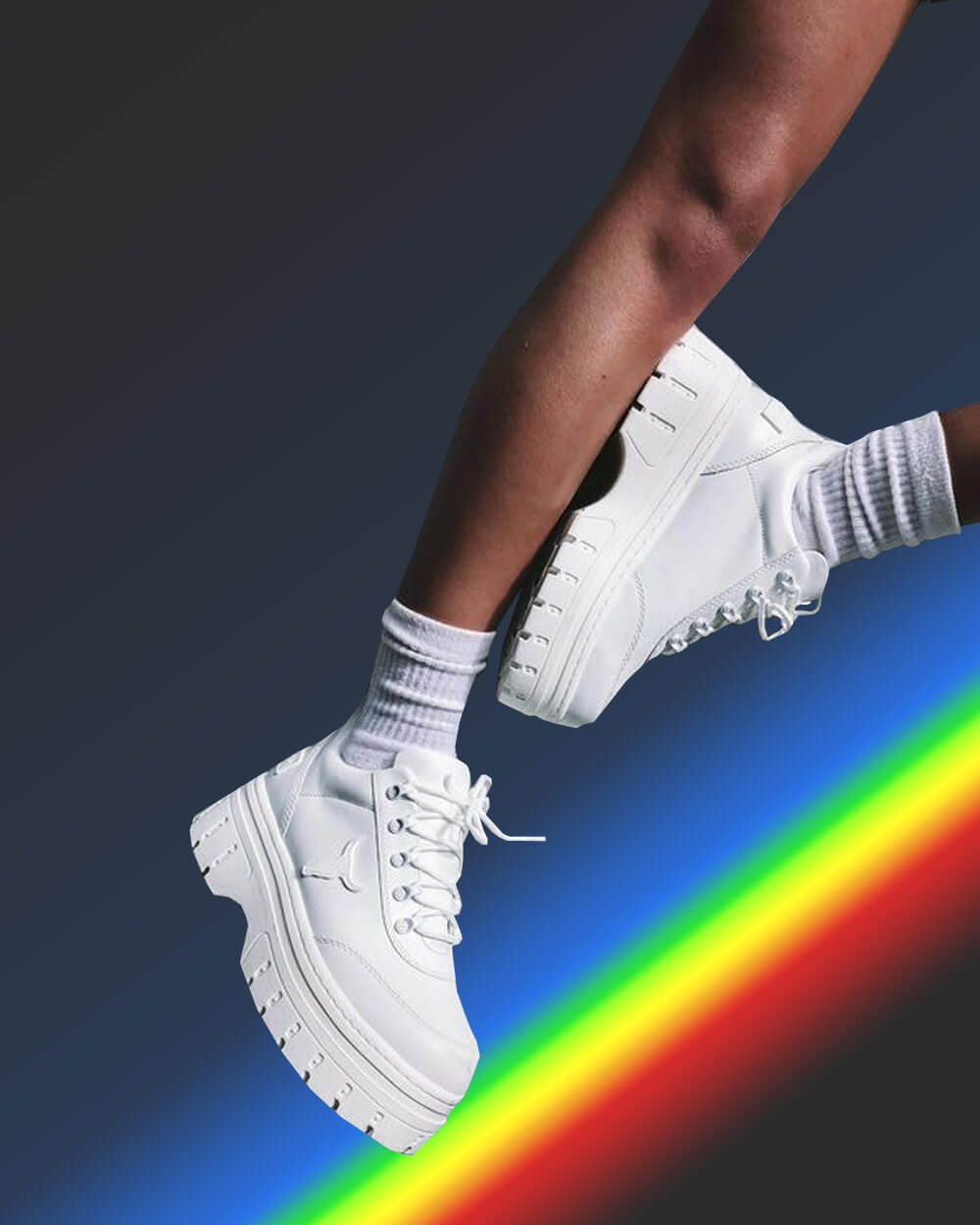egirl platform sneakers