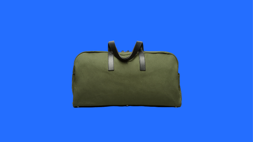 everlane twill weekender bag