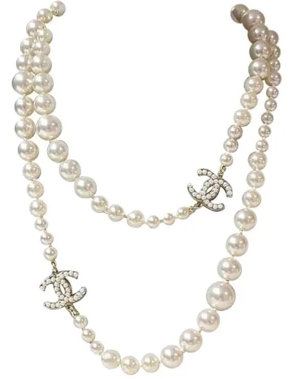 chanel cc pearl necklace most popular products
