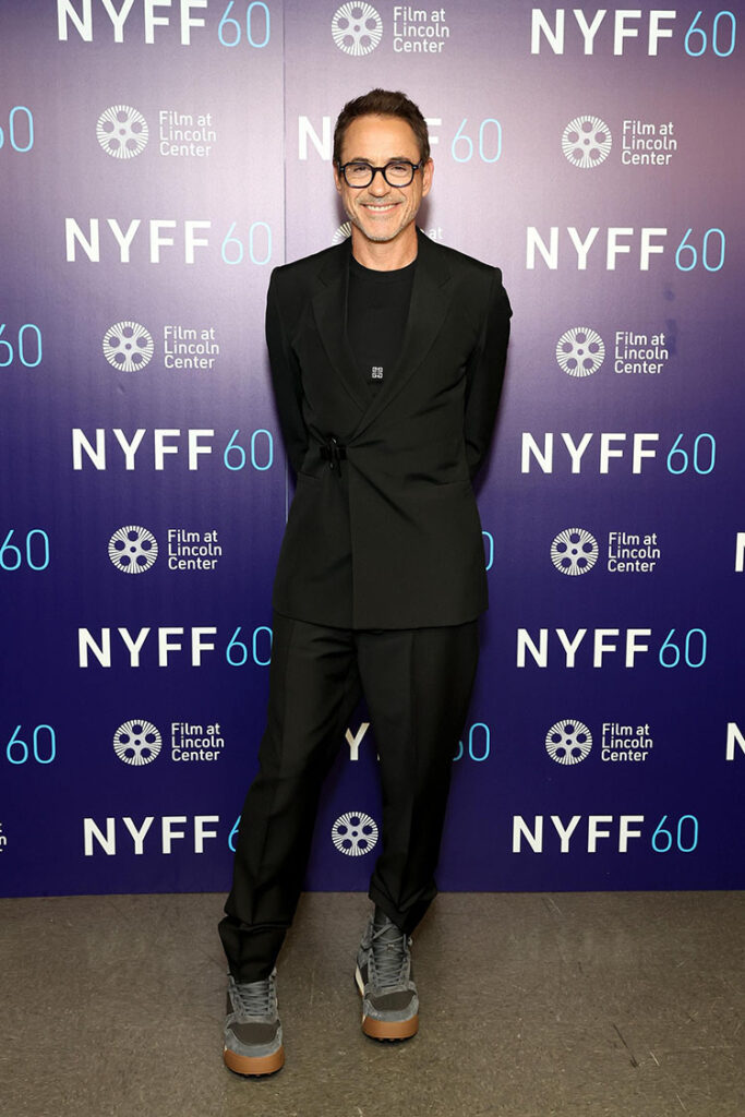 Robert Downey Jr.  in Givenchy
Sr. New York Film Festival Premiere