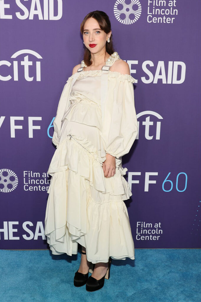 'She Said' New York Film Festival Premiere With Zoe Kazan in Simone Rocha