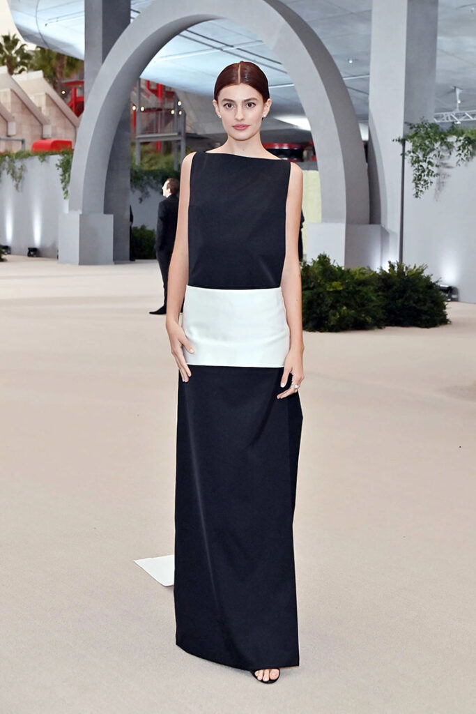 Diana Silvers in Prada
The Academy Museum Gala Red Carpet Roundup