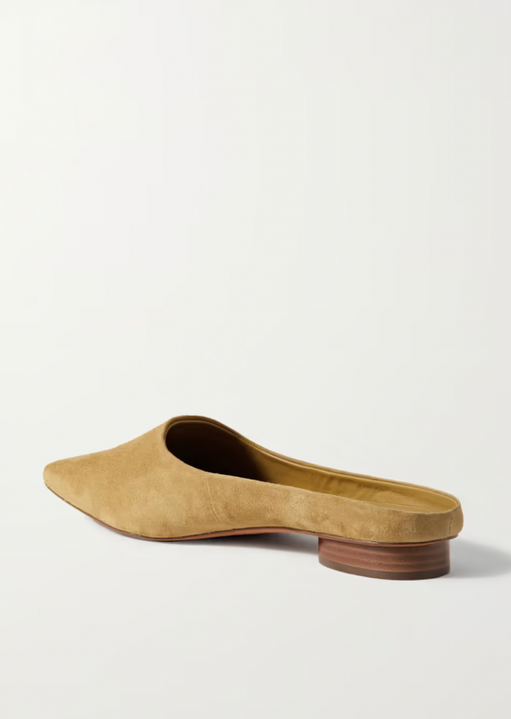 Suede mules from Net-A-Porter