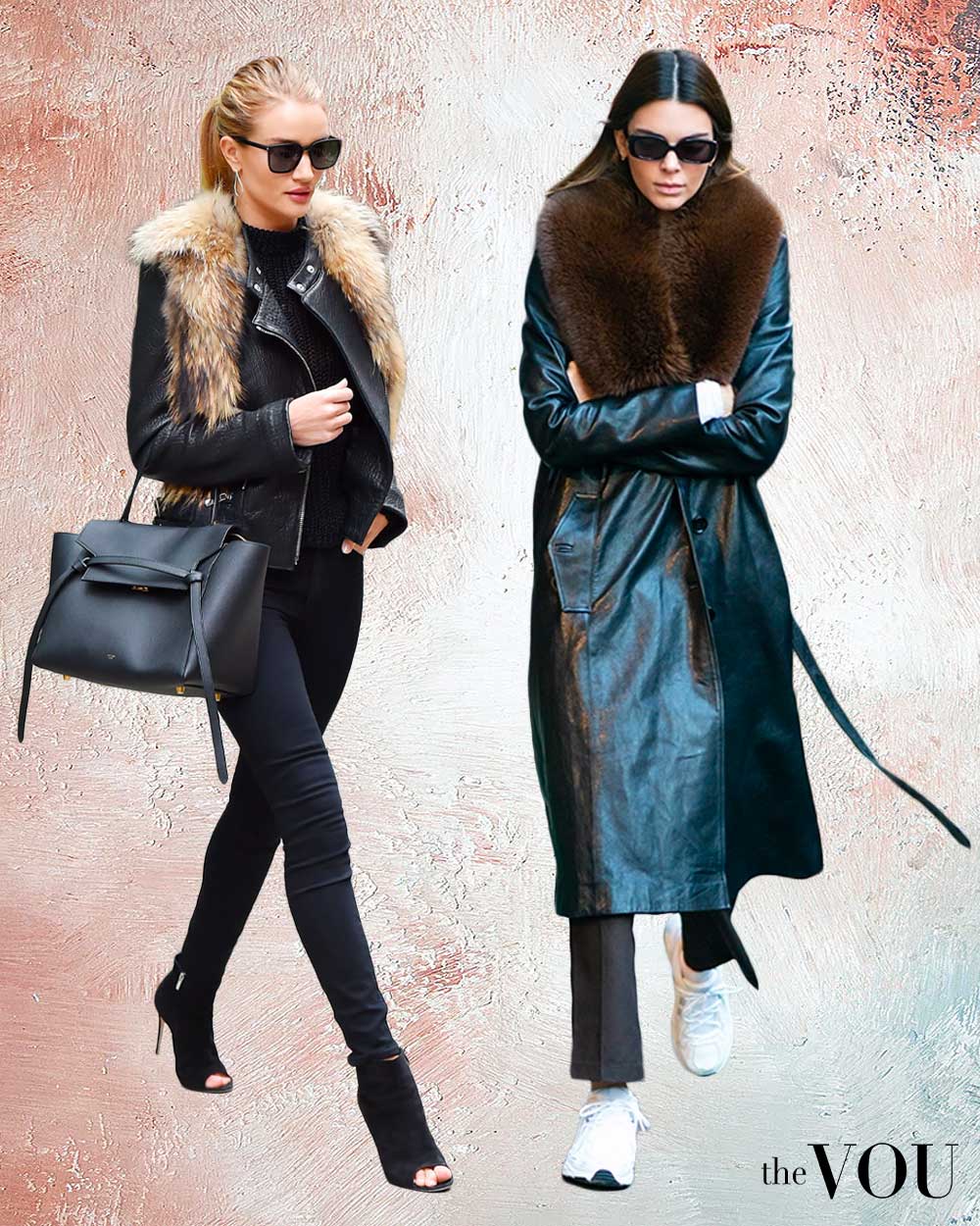 Fur Leather Jackets For Women