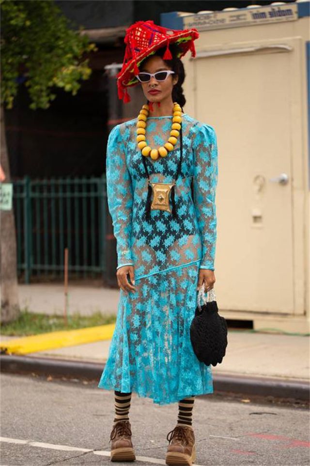Afropunk street fashion outfit ideas for black women 12